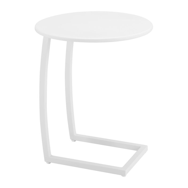 Table de bout Noga - noir, Blanc