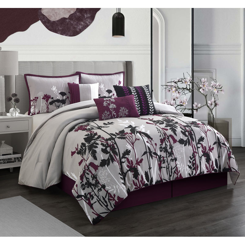 Focus Comforter Set, Queen Comforter + 6 Additional Pieces