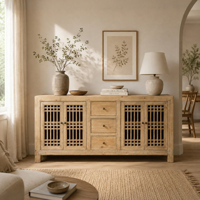 American-style retro minimalist sideboard