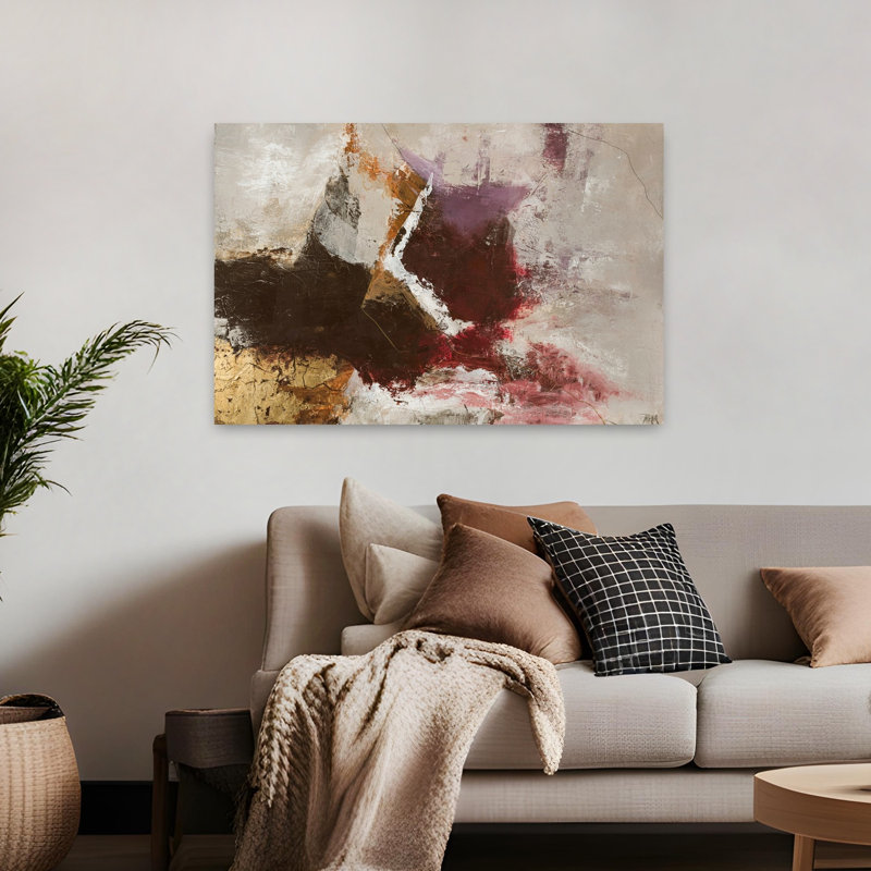 Infinity 1, art abstrait contemporain, H 32 po x l 48 po
