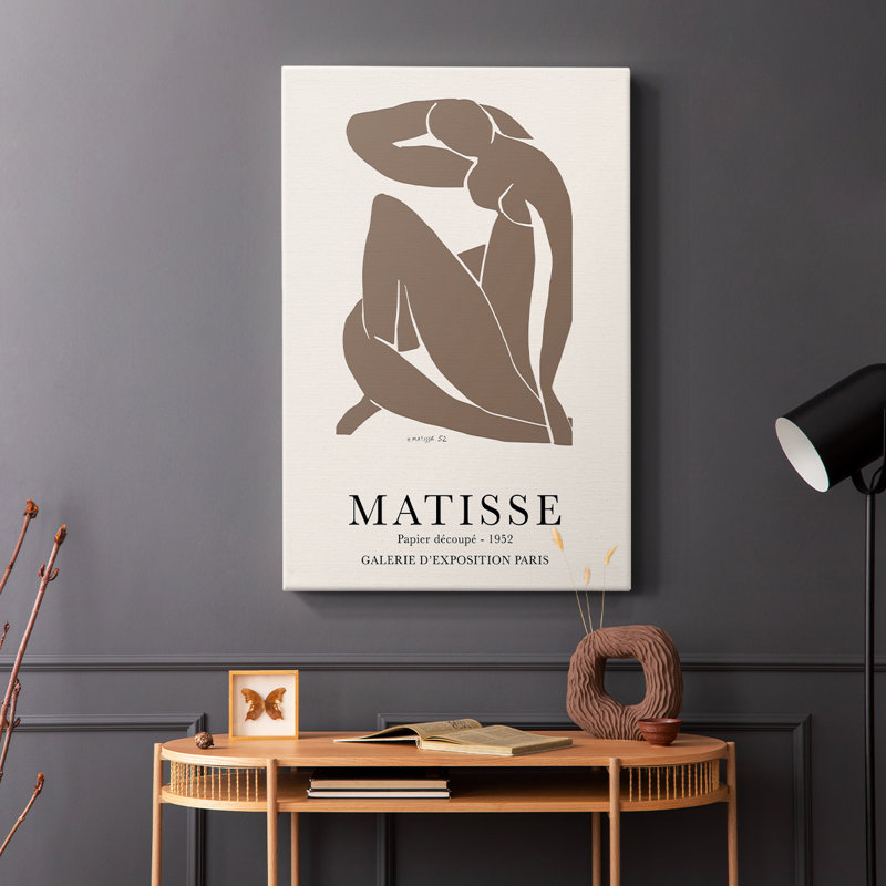 Matisse CCVI Framed Print -Gallery Wrapped Cavas, 27" H x 18" W