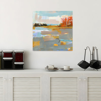 Rowley Marsh 2 Abstract Coastal Landscape Art
