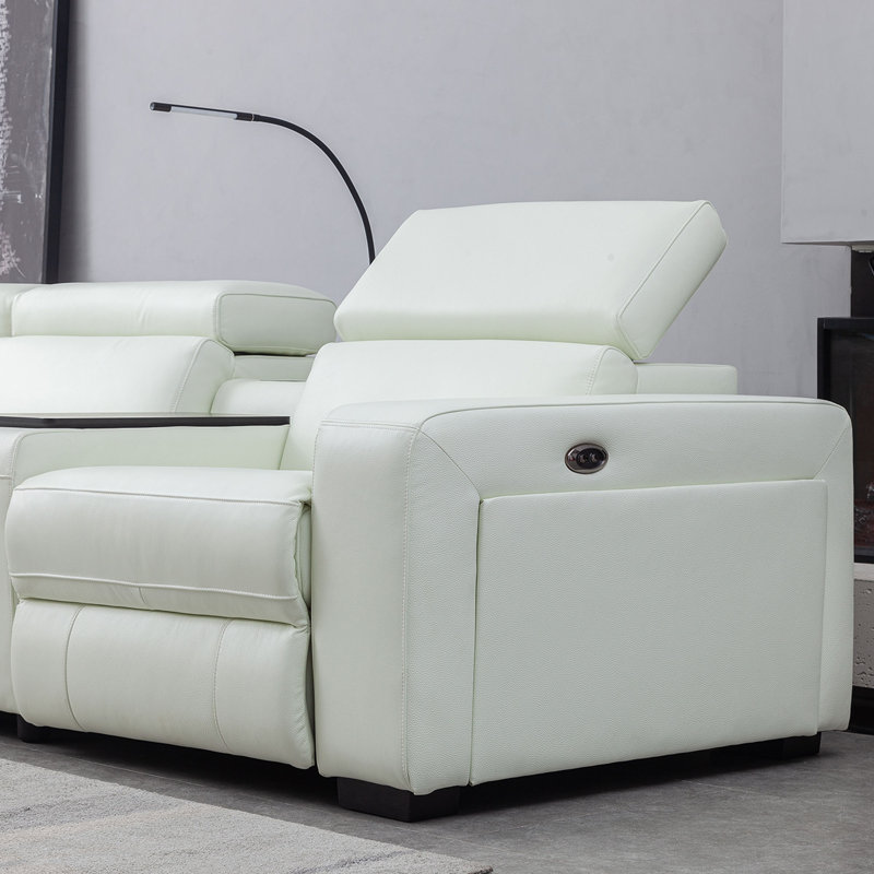 Canapé modulaire en cuir 6 pièces Alepede