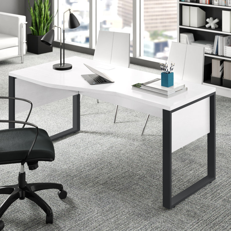 Maysey Executive Desk with Power Outlet