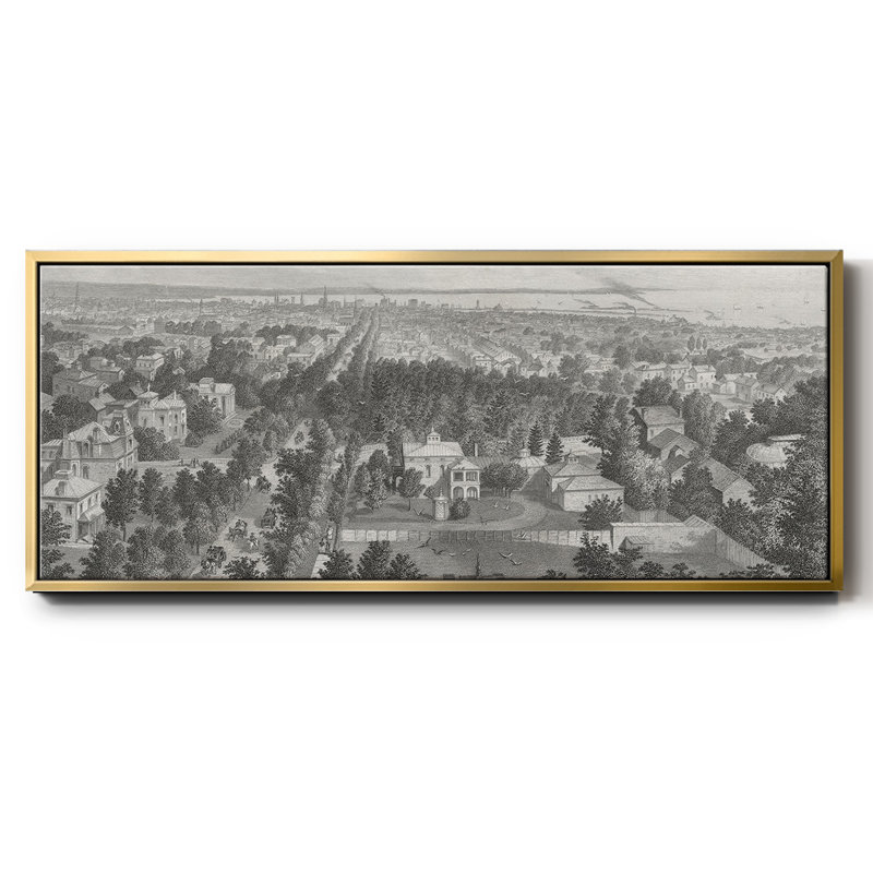 City of Buffalo - Toile avec cadre, H 20 po x l 50 po