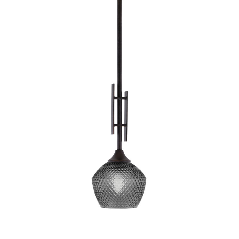 Mini-luminaire suspendu Marieli Uptowne, Turquoise