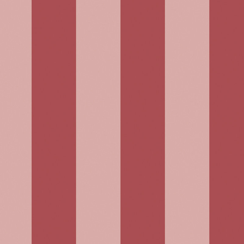 Cath Kidston Canopy Stripe Wallpaper, Red