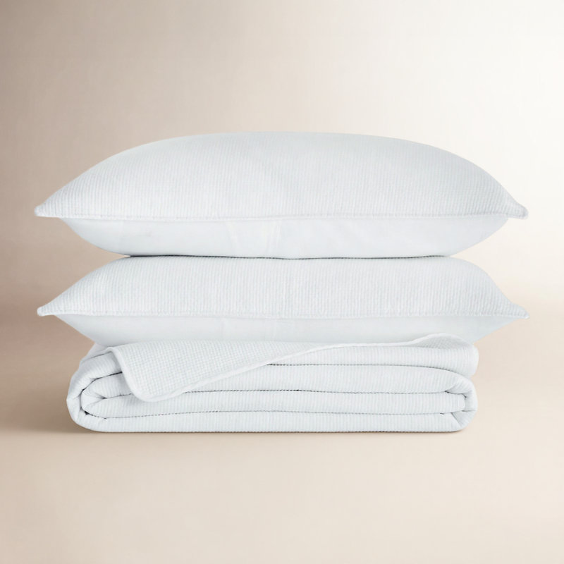 Sedna Knob Hill Quilt Set, Ivory, Queen Quilt + 2 Queen  Shams