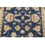 Tapis de couloir beige en laine noué à la main de conception unique 2 pi 8 po x 9 pi 11 po New Age