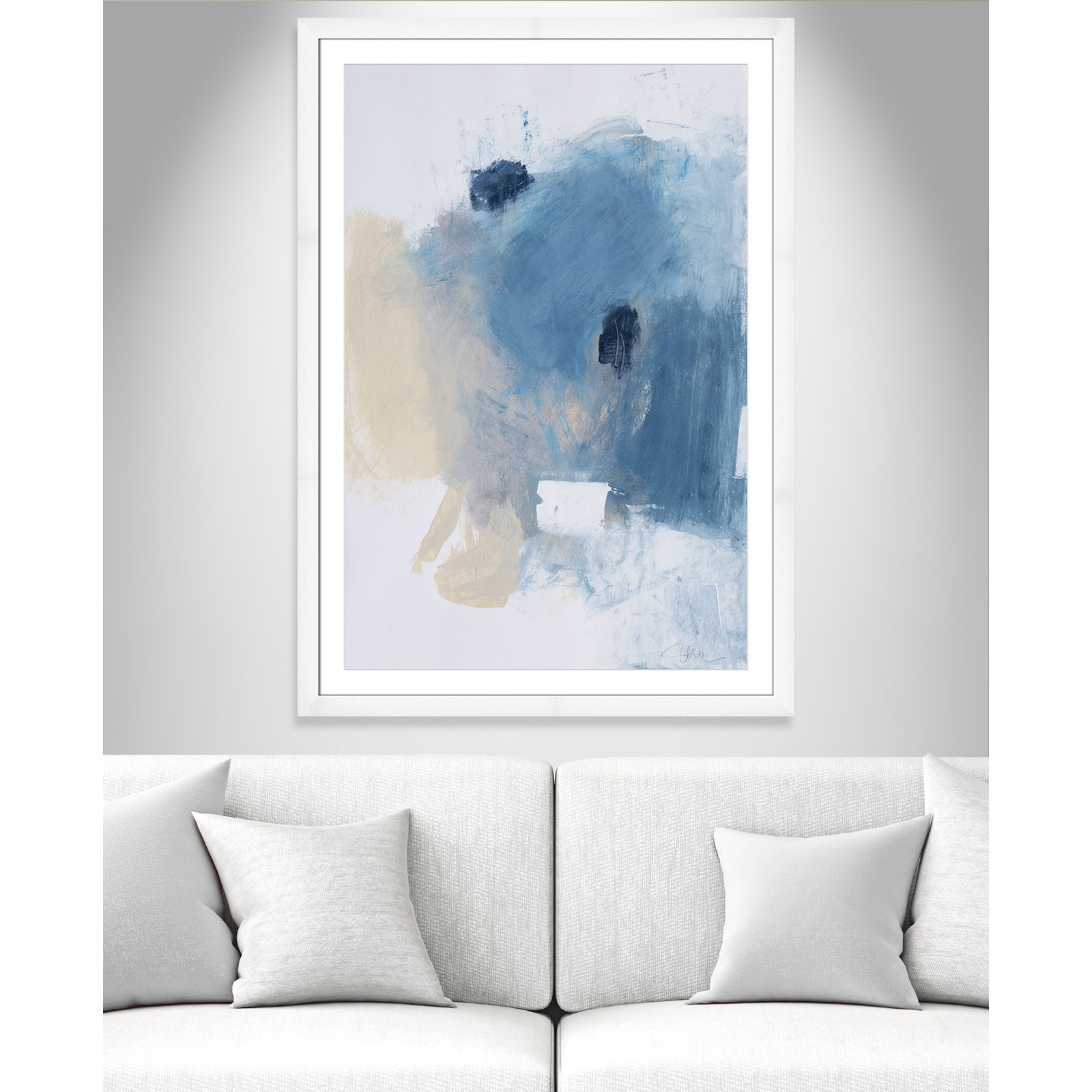 Coastal Carnival I Print by Casa Fine Arts, White, White Single Picture Framed Paper, 49" H x 35" W x 1.25" D