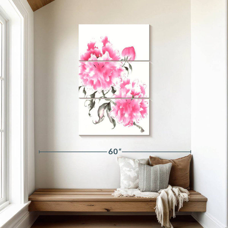 Harnek Peonie Blossoms I, H 45 po x l 28 po