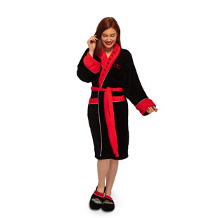 Fleece Mid-Calf Bathrobe with Pockets