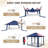 13 Ft. W x 13 Ft. D Metal Patio Gazebo