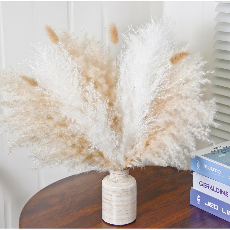 17'' Pampas Grass Grass, White