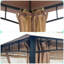 Pavillon de jardin en métal 10X12 Soft Top