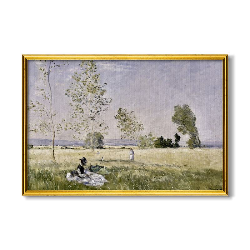 Été (L'été), 1874 - Claude Monet - Toile encadrée sur mesure, 24x34 INNER SIZE, Framed Canvas