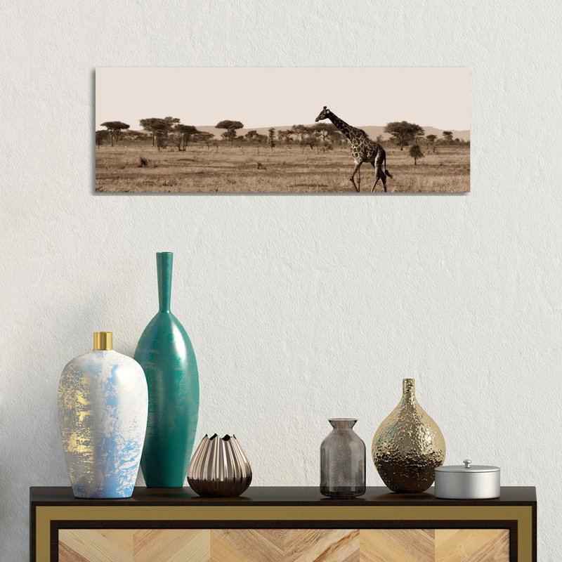 Serengeti Horizons II by Boyce Watt - Wrapped Canvas Panoramic Print, 30.48 cm H x 91.44 cm W x 1.91 cm D