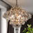 Danyetta 3-Light Glam Chandelier with Crystal Accent