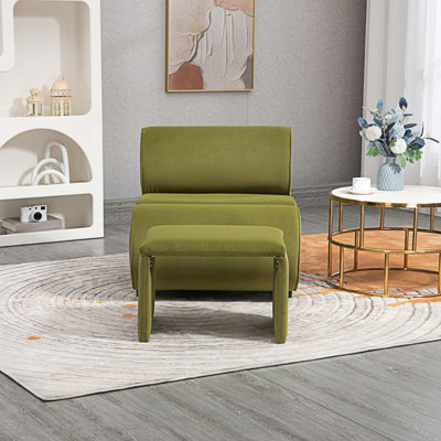 Chaise d'appoint en velours 33,46 po Josman