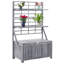 Dakota Fields Adalye 99cm W 240L Water Resistant Acacia Solid Wood Deck Box-311712509