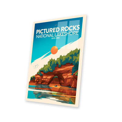 Photo sur les rives du lac National sur plastique / acrylique par Studio Inception Print