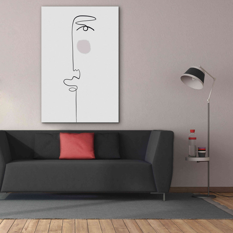 «Face 1» par Design Fabrikken, estampe numérique sur toile, H 60 po x l 40 po x P 1,5 po