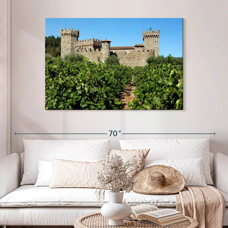 Lilie Napa Valley Castle, H 32 po x l 48 po