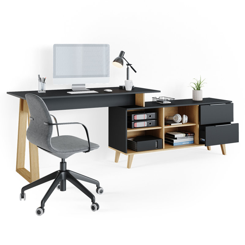 Cara L-Shaped Writing Desk