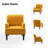 Jakub 28.5" W Velvet Upholstered Tufted Armchair with Nailhead Trim -39956708