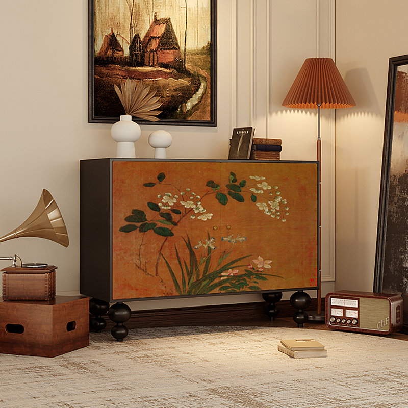 Armoire de décoration pour salon rétro