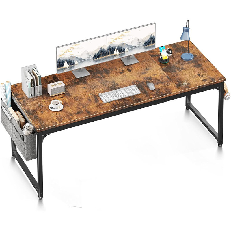 Bureau d'ordinateur grand bureau, bureau de jeu 63 po avec ...