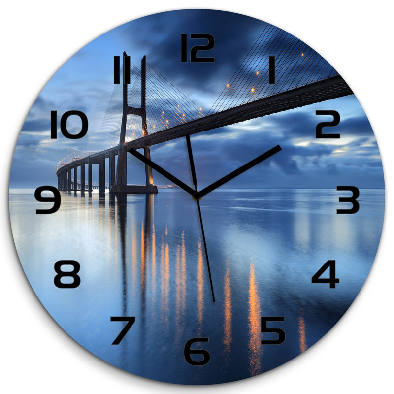 Jordan-Junior Glass Wall Clock
