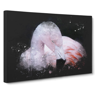 Pink Flamingo Vol.1 - Wrapped Canvas Print