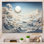 Abstrait Snowy Winter Mountains I - Paysage abstrait, art mural