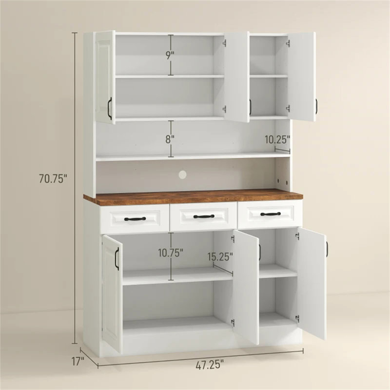 Armoire de rangement autoportante