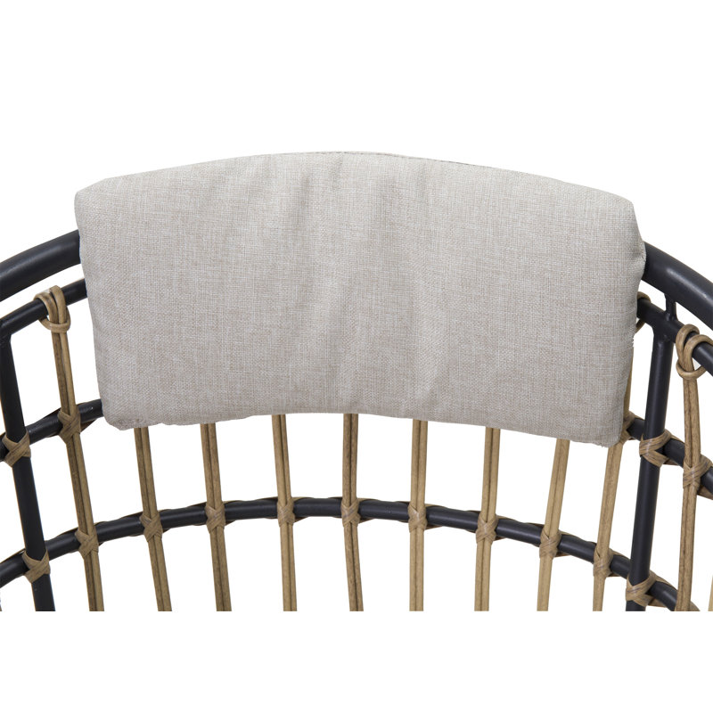 Ensemble de 2 chaises d'extérieur en osier