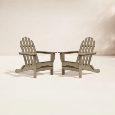 Leighton Foldable Outdoor Adirondack Set