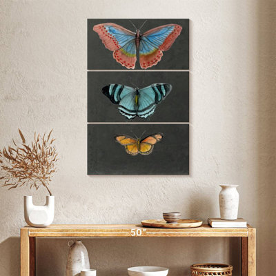 Papillons sur ardoise II