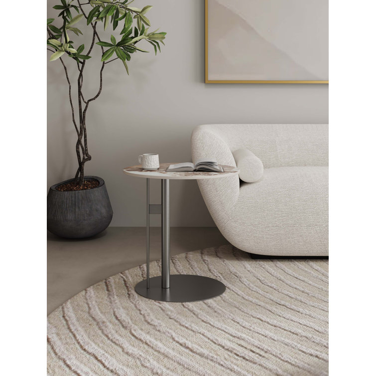 Jhaniya Modern End Table in Black