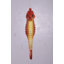 Petite statue d'hippocampe rouge