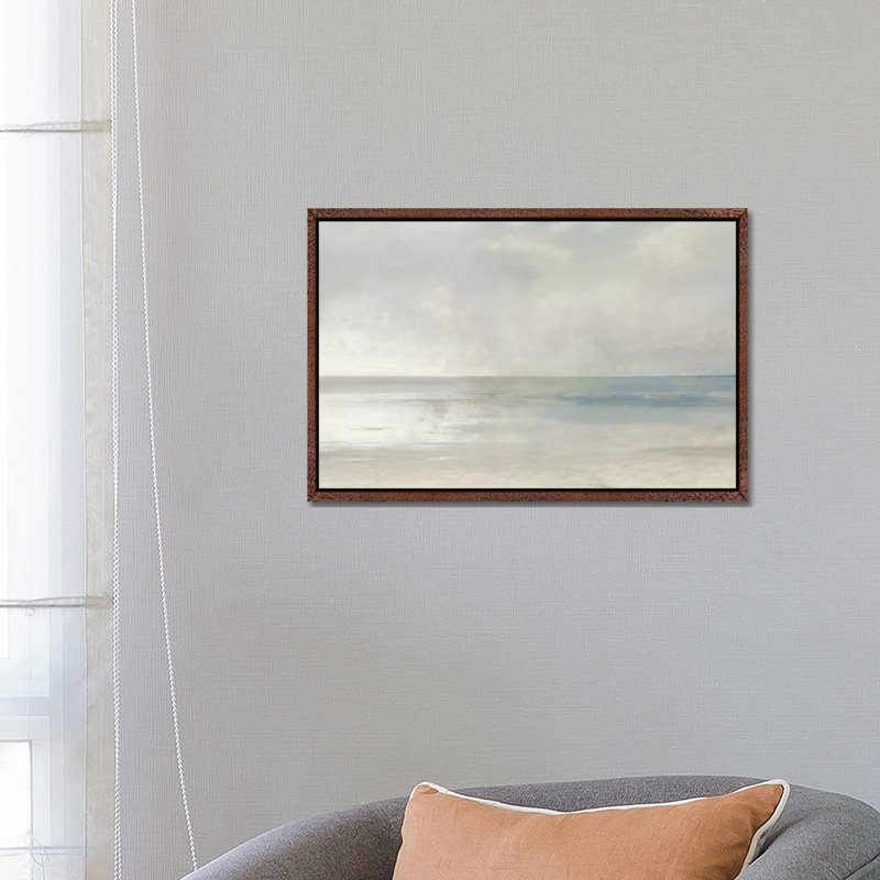 Pastel Seascape III by Christy McKee - Print on Canvas, 66.04 cm H x 45.72 cm W, Classic Wood Framed