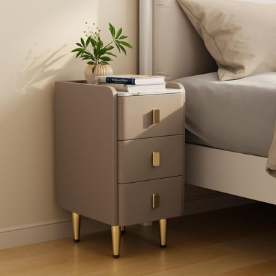 Narrow Bedside Table With Drawers