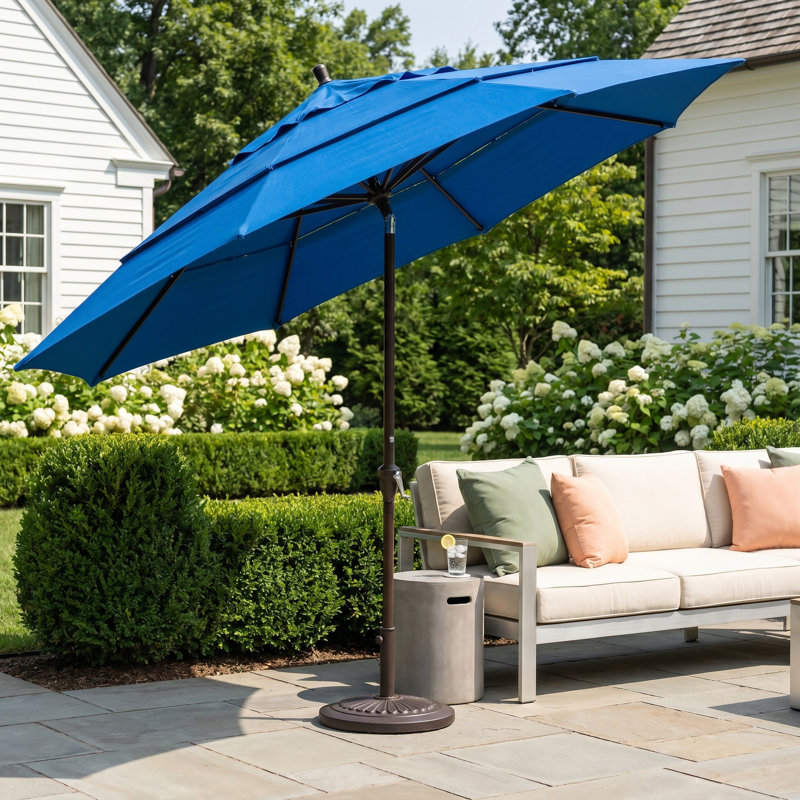 132'' Market Umbrella, Royal Blue Performance