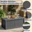 Boîte de rangement verrouillable en résine résistante à l'eau 120 gallons Emperic Design-98472535