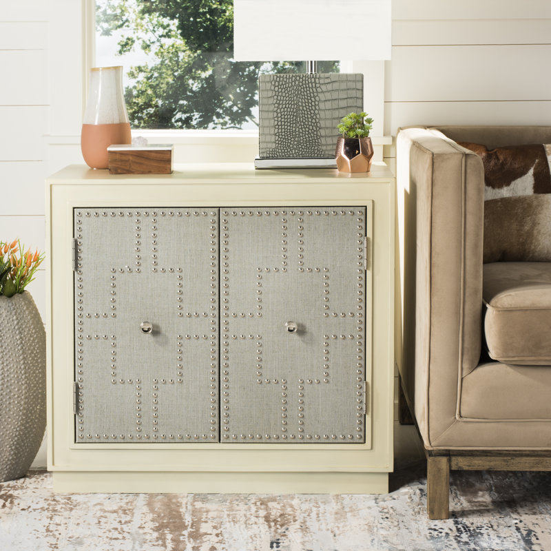 Buffet décoratif 2 portes Alzuphar, Beige antique