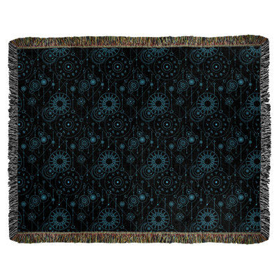 Couverture en coton tissé Katelyn Elizabeth Astrology