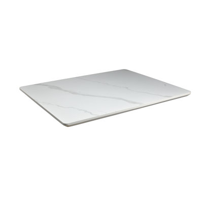 Sintered Stone Table Top Middle Flower White Table Top