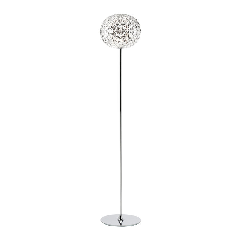 Lampe sur pied à DEL Planète, Cristal, 63 po