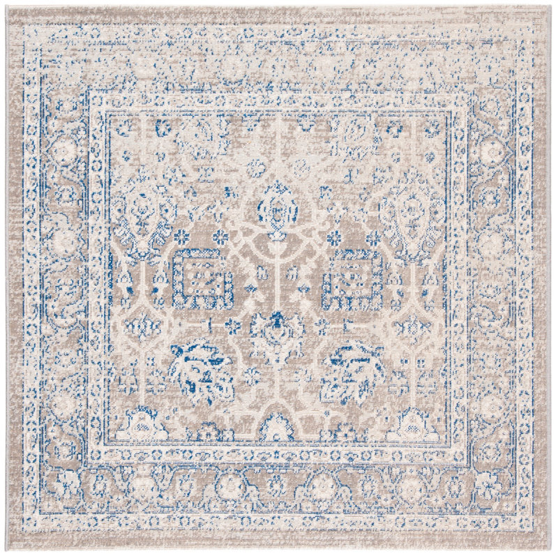 Chewning Performance Oriental Rug, Square 4'