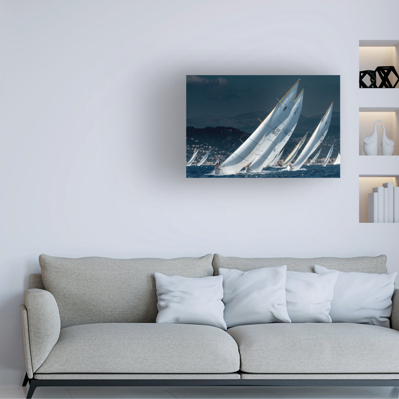 Art sur toile «bolle course», Marc Pelissier, H 22 po x l 32 po